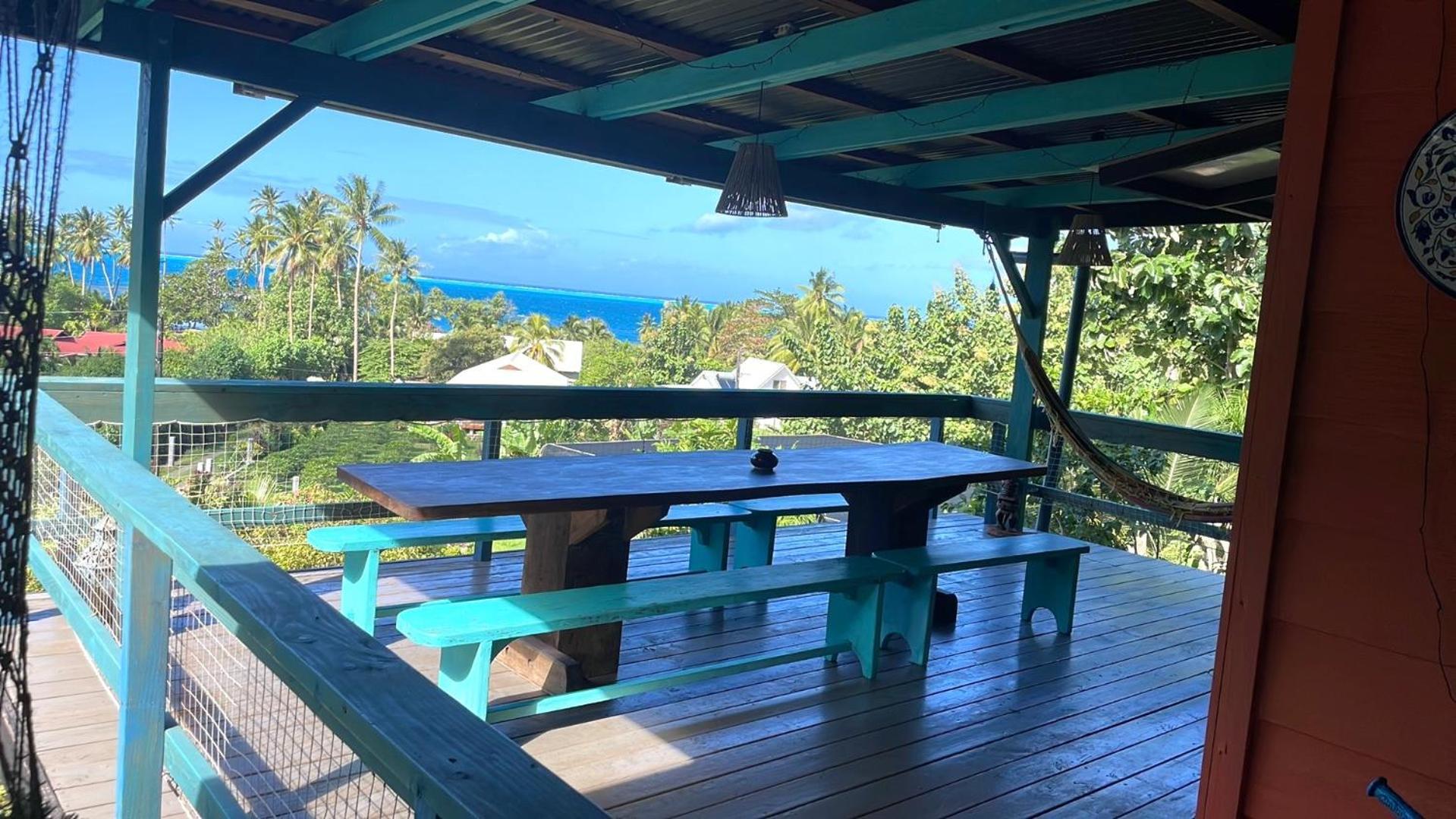 Fare Mato Tahaa Apartment Patio  Exterior foto