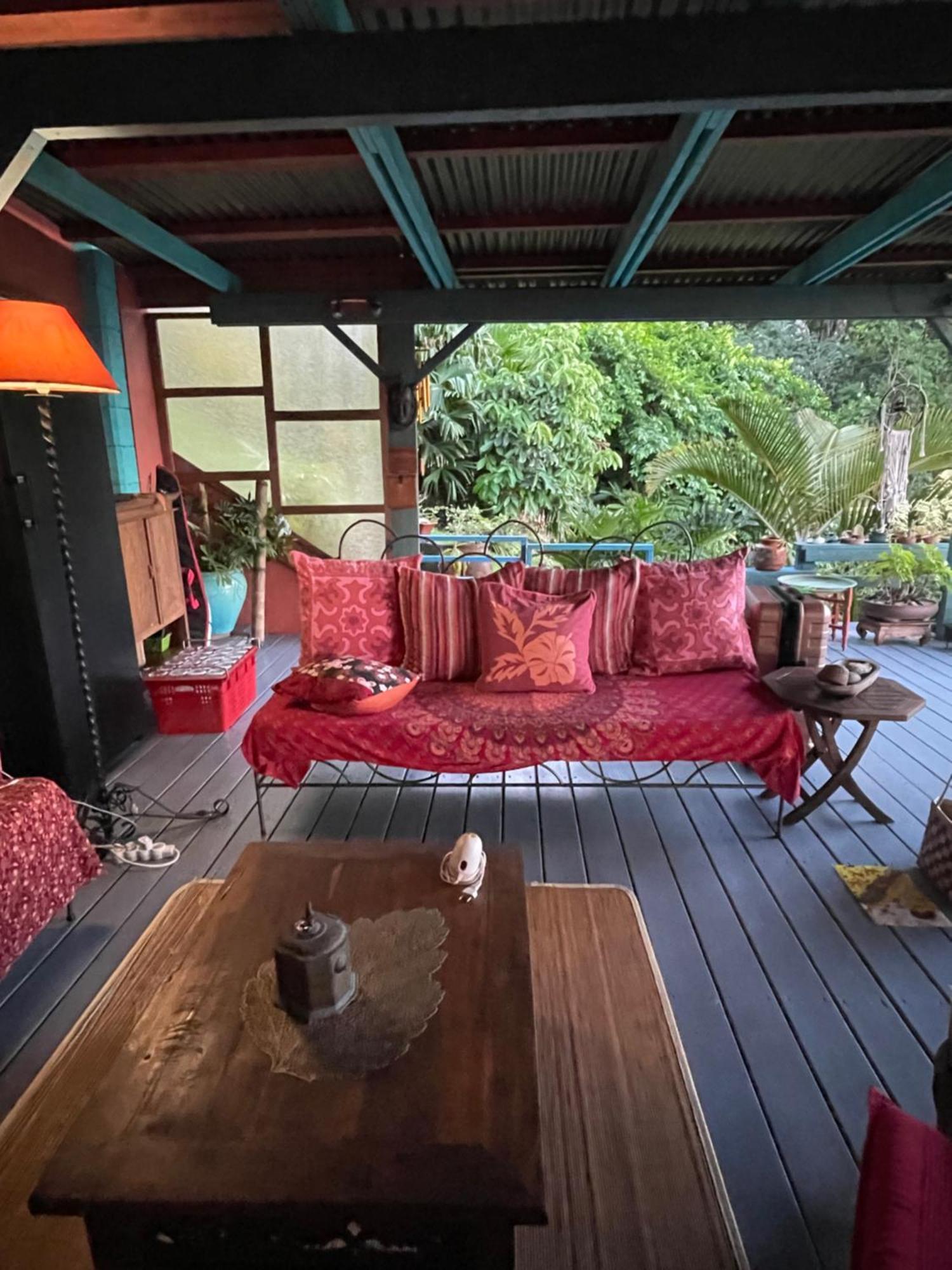 Fare Mato Tahaa Apartment Patio  Exterior foto